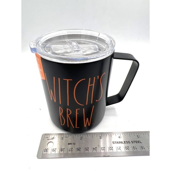 New Rae Dunn Insulated Stainless Steel Witch's Brew Halloween Mug - Picture 9 of 11